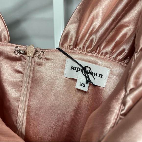 Superdown Aurora Corset Mini Dress Blush Pink • XS - Picture 6 of 10